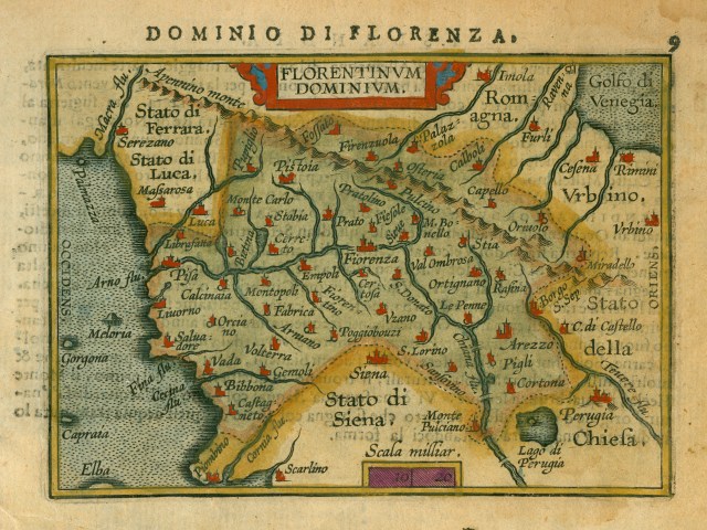 Ortelius-Dominio di Florenza