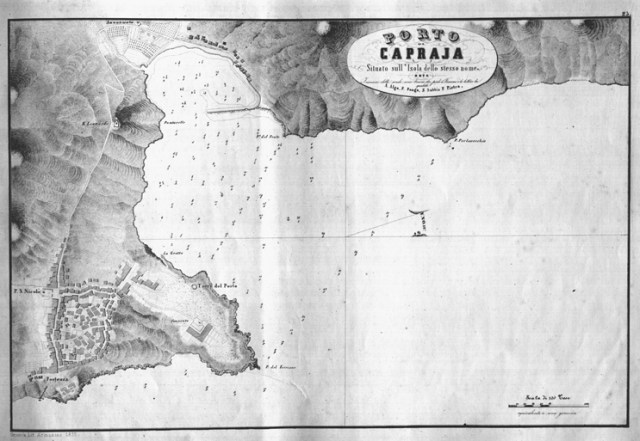 G. Albini - Porto di Caprja - 1854