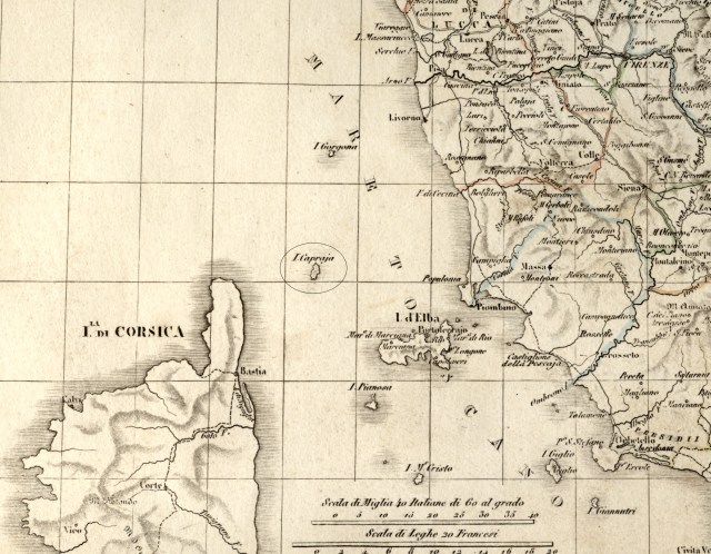 Island of Capraia ~1800