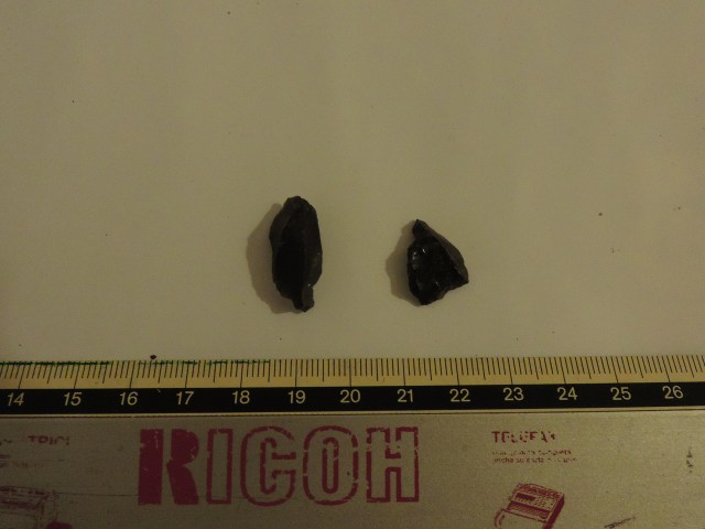 Frammenti di ossidiana