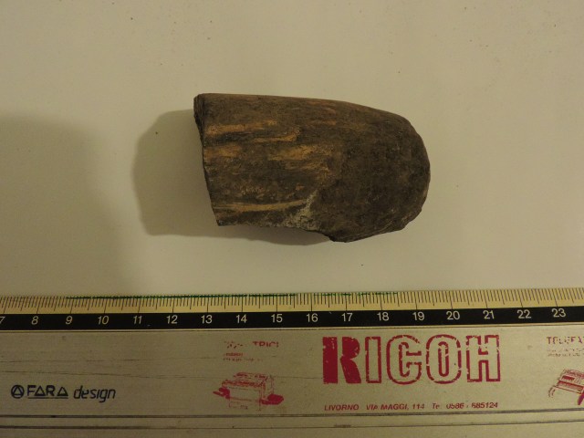 Frammento di macinello in pietra verde